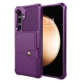 Miniatyrbilde 11 av 11: Elegant Plånboksfodral med Magnetisk Hållare för Samsung Galaxy S24 Plus Marinblå