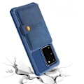 Miniatyrbilde 7 av 11: Samsung Galaxy S20 - Skyddande Skal med Korthållare Brun