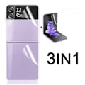 Pikkukuva 11 / 11: Samsung Galaxy Z Flip 3 - Näytönsuoja Hydrogel (Etu- ja takapuoli) Transparent