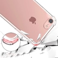 Pikkukuva 4 / 11: Praktiskt Skyddande Skal - iPhone 7 Transparent/Genomskinlig