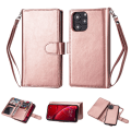 Miniatyrbilde 1 av 11: iPhone 12 Pro Max - Stilrent Praktiskt 9-Kort Plånboksfodral Roséguld