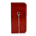 Miniatyrbild 2 av 11: iPhone X/XS- Plånboksfodral i fint Läder Mörkbrun