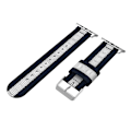 Miniatyrbillede 11 af 11: Apple Watch 4 - 40mm - Armband i Nylon & Rostfritt Stål Blå/Grön