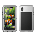 Miniatyrbild 1 av 11: iPhone XS Max - Heavy Duty Skyddande Skal i Aluminum (EXXO) Silver