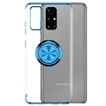 Pikkukuva 4 / 11: Samsung Galaxy A51 - Praktiskt Skyddsskal med Ringh�llare Svart