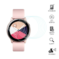 Miniatyrbillede 1 af 11: Mjukt Skärmskydd PET 40/44mm R820/R830 Galaxy Watch Active2 Transparent 40mm