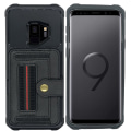 Pikkukuva 5 / 11: Samsung Galaxy S9 - Praktiskt Skal med Kortfack Röd