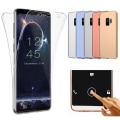 Pikkukuva 2 / 11: Samsung Galaxy S9 Dubbelsidigt silikonfodral med TOUCHFUNKTION Guld