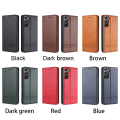 Miniatyrbilde 10 av 11: Samsung Galaxy S21 - Minimalistiskt (YAZUNSHI) Plånboksfodral Röd
