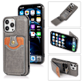 Miniatyrbilde 1 av 11: iPhone 14 Pro Max - Effektfull Skal med Korthållare Grå