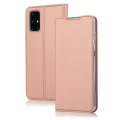 Miniatyrbilde 4 av 11: Samsung Galaxy A71 - Genomtänkt Stilrent Plånboksfodral Guld