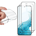 Miniatyrbillede 1 af 11: 2-Pack Samsung Galaxy A55 5G Keramiskt Skärmskydd HD 0,3mm Transparent, Svart Ram