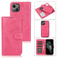 Pikkukuva 1 / 11: iPhone 13 - Effektfullt Praktiskt Plånboksfodral LEMAN Rosa