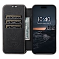 Miniatyrbilde 9 av 11: iPhone 16 - Exklusivt Plånboksfodral - Stil, Funktion & Skydd! Ljusbrun