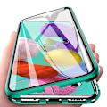 Pikkukuva 1 / 11: Samsung Galaxy S20 Plus - Stilsäkert Magnetiskt Dubbelsidigt Skal Grön