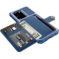 Miniatyrbillede 8 af 11: Samsung Galaxy S20 - Skyddande Skal med Korthållare Blå