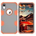 Miniatyrbild 11 av 11: Stilsäkert Skyddsskal "Rugged Robot" för iPhone XR Svart Svart