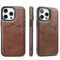 iPhone 13 Pro Max - Kortfodral med premiumdesign Mörkbrun
