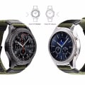 Miniatyrbillede 9 af 11: Komfortable Nylonremme - Samsung Galaxy Watch S3 Frontier Blå 20mm