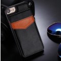 Miniatyrbild 5 av 7: iPhone 6/6S Elegant L�derskal med pl�nbok/Kortfack Svart