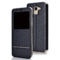 Miniatyrbillede 1 af 9: Smartfodral med Fönster & Svarsfunktion till Samsung Galaxy J6 Svart Svart
