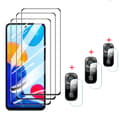 Redmi Note 10 Pro Sk�rmskydd och Kameralinsskydd (3-pack) Transparent