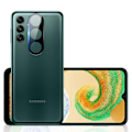 Miniatyrbillede 2 af 7: Kameralinsskydd 2.5D Samsung Galaxy A04s (2-pack) Transparent