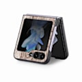 Miniatyrbillede 7 af 11: Trätextur Skal för Samsung Galaxy Z Flip5 5G Light brown