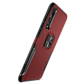 Miniatyrbillede 4 af 11: Huawei P20 - Stilrent Skal med Ringhållare från LEMAN Svart