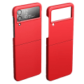 Miniatyrbilde 1 av 11: Stötdämpande matt fast PC-skal för Samsung Galaxy Z Flip 4 Red