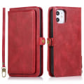 Miniatyrbillede 2 af 11: iPhone 11 - Gennemtænkt etui med dobbelt tegnebog Brun