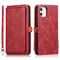 Miniatyrbillede 2 af 11: iPhone 11 - Gennemtænkt etui med dobbelt tegnebog Svart