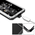Pikkukuva 4 / 11: Stötdämpande Aluminium Skal - Samsung Galaxy S20 Plus Svart
