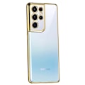 Pikkukuva 6 / 6: Samsung Galaxy S21 Ultra - Stilsäkert Skal i Silikon (FLOVEME) Blå