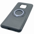 Miniatyrbillede 1 af 11: Skyddsskal med Ringhållare i Carbondesign - Huawei Mate 20 Pro Blå