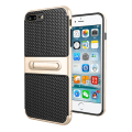 Miniatyrbillede 5 af 11: iPhone 8 Plus - Skyddsskal med Kickstand från LEMAN Vit