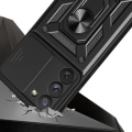 Miniatyrbild 11 av 11: Samsung Galaxy S23 Plus - Smart Skyddsskal med Ringhållare Guld