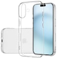 Pikkukuva 1 / 11: iPhone 16 Skal i Krispigt Klar Design - Tunt och Stötdämpande Silikonskal