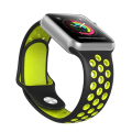 Miniatyrbild 10 av 11: Apple Watch 42/44/45/49mm - Stillfulla Silikonarmband från ROYBEN Grå/Gul L