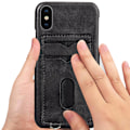 Pikkukuva 4 / 11: iPhone X/XS Stilrent Skal med Korthållare Vintage från LEMAN Grön