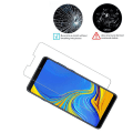 Miniatyrbilde 4 av 11: 3-PACK Samsung Galaxy A9 (2018) Standard Skärmskydd HD 0,3mm Transparent