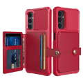 Pikkukuva 1 / 11: Magnetiskt Plånboksfodral i PU-Läder för Samsung Galaxy A05S 4G Röd