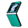 Pikkukuva 1 / 11: Galaxy Z Flip 5 - Elegant Litchi-mönstrat skal Green