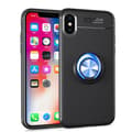 Skal med Ringhållare - iPhone XR Svart/Blå