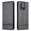 Lyxigt läderfodral för Redmi 12C Svart