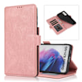 Pikkukuva 1 / 11: Samsung Galaxy S21 - Prisklassad FLOVEME Plånboksfodral Roséguld
