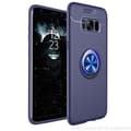 Auto Focus Hybridskal med Ringhållare - Samsung Galaxy S8 Blå/Blå