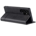 Pikkukuva 8 / 11: S24 Ultra -  Magnetisk PU-läder + Mjuk TPU-korthållare Stativfodral Röd