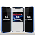 Miniatyrbillede 3 af 11: iPhone 11 Pro Max 3-PACK Anti-Spy Skärmskydd 9H Svart