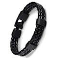 Miniatyrbilde 5 av 5: Unisex PU-Läder Flätat Stilrent Armband Brun